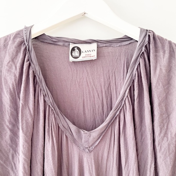 Lanvin Ruched Drape Dress - Picture 4 of 14